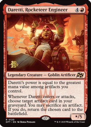 Image of Daretti, Rocketeer Engineer (PRE-120) - Prerelease Cards Foil