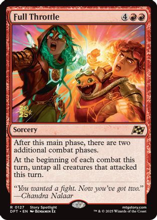 Image of Full Throttle (PRE-127) - Prerelease Cards Foil
