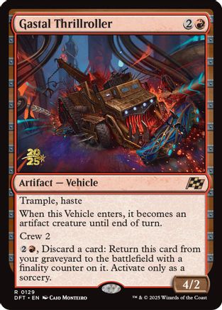 Image of Gastal Thrillroller (PRE-129) - Prerelease Cards Foil