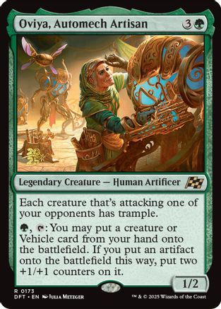 Image of Oviya, Automech Artisan (PRE-173) - Prerelease Cards Foil
