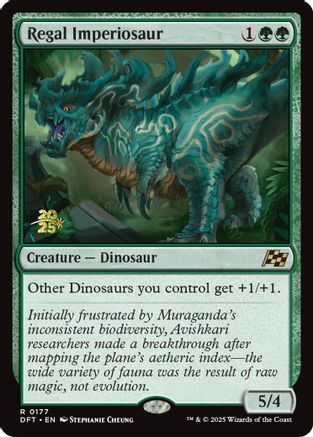 Image of Regal Imperiosaur (PRE-177) - Prerelease Cards Foil