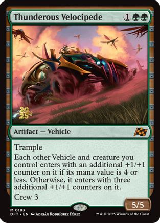 Image of Thunderous Velocipede (PRE-183) - Prerelease Cards Foil