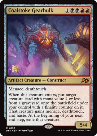 Image of Coalstoke Gearhulk (PRE-198) - Prerelease Cards Foil