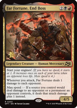 Image of Far Fortune, End Boss (PRE-203) - Prerelease Cards Foil