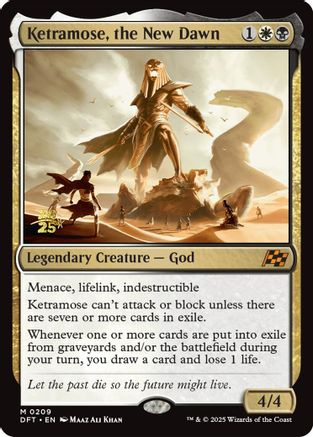 Image of Ketramose, the New Dawn (PRE-209) - Prerelease Cards Foil