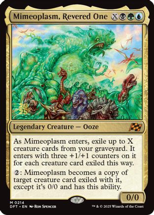 Image of Mimeoplasm, Revered One (PRE-214) - Prerelease Cards Foil