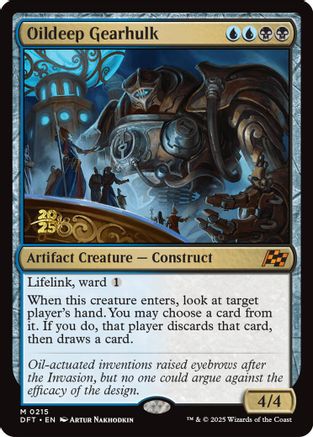 Image of Oildeep Gearhulk (PRE-215) - Prerelease Cards Foil
