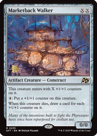 Image of Marketback Walker (PRE-235) - Prerelease Cards Foil