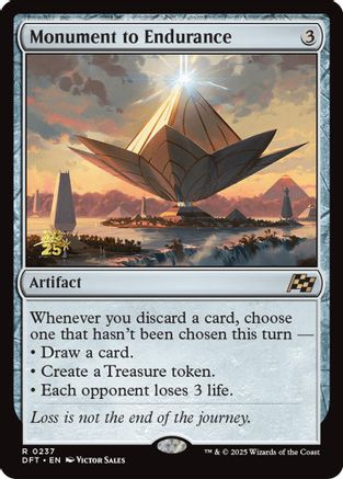Image of Monument to Endurance (PRE-237) - Prerelease Cards Foil
