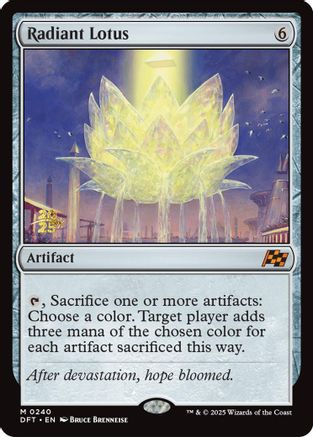 Image of Radiant Lotus (PRE-240) - Prerelease Cards Foil