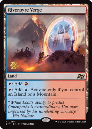 Image of Riverpyre Verge (PRE-260) - Prerelease Cards Foil