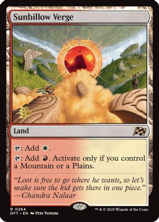Image of Sunbillow Verge (PRE-264) - Prerelease Cards Foil