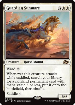 Image of Guardian Sunmare (PPDFT-015) - Promo Pack: Aetherdrift Foil