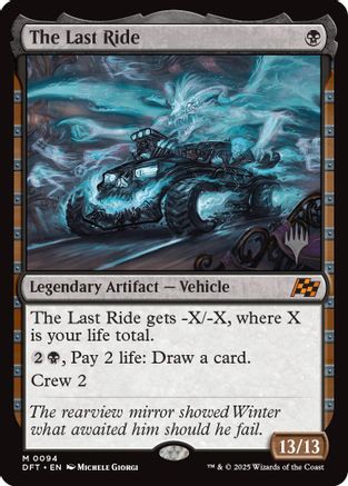 Image of The Last Ride (PPDFT-094) - Promo Pack: Aetherdrift Foil