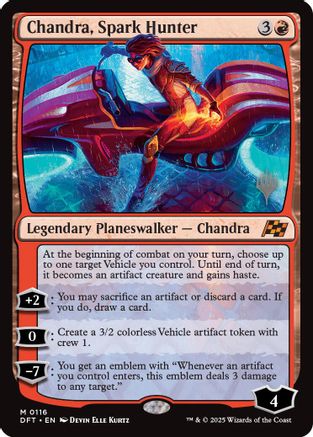 Image of Chandra, Spark Hunter (PPDFT-116) - Promo Pack: Aetherdrift