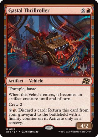Image of Gastal Thrillroller (PPDFT-129) - Promo Pack: Aetherdrift Foil