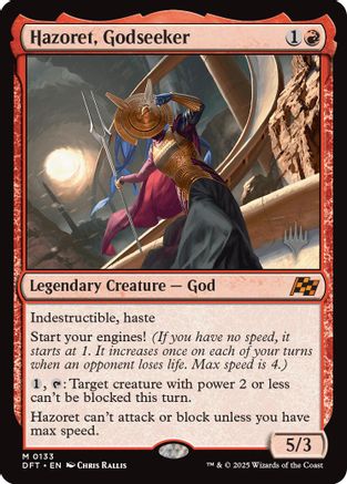 Image of Hazoret, Godseeker (PPDFT-133) - Promo Pack: Aetherdrift