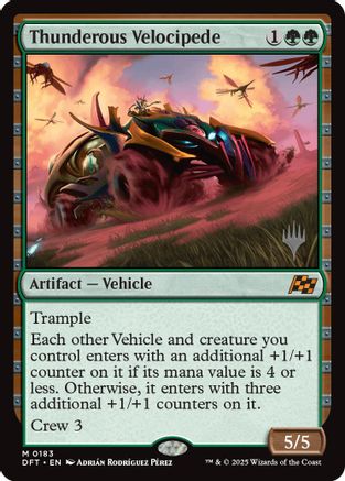 Image of Thunderous Velocipede (PPDFT-183) - Promo Pack: Aetherdrift