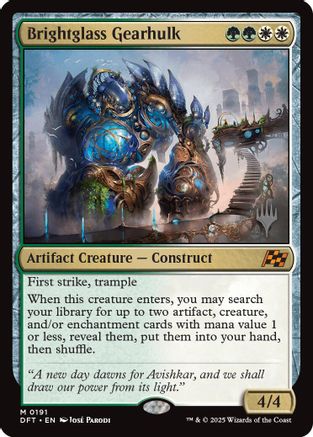 Image of Brightglass Gearhulk (PPDFT-191) - Promo Pack: Aetherdrift