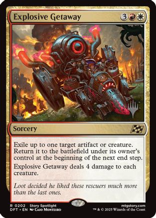 Image of Explosive Getaway (PPDFT-202) - Promo Pack: Aetherdrift