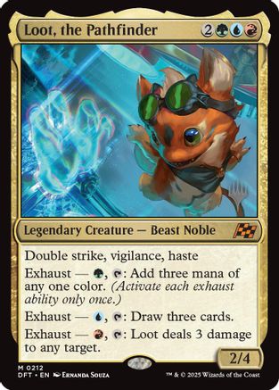 Image of Loot, the Pathfinder (PPDFT-212) - Promo Pack: Aetherdrift Foil