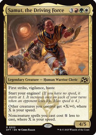 Image of Samut, the Driving Force (PPDFT-222) - Promo Pack: Aetherdrift