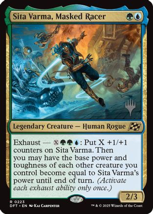 Image of Sita Varma, Masked Racer (PPDFT-223) - Promo Pack: Aetherdrift
