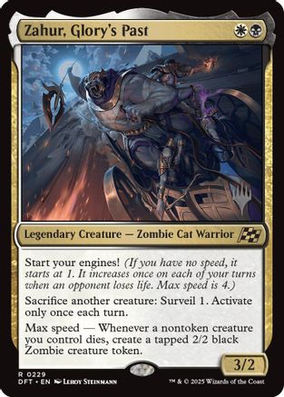 Image of Zahur, Glory's Past (PPDFT-229) - Promo Pack: Aetherdrift Foil