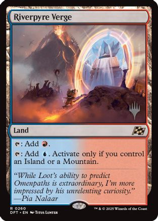 Image of Riverpyre Verge (PPDFT-260) - Promo Pack: Aetherdrift Foil