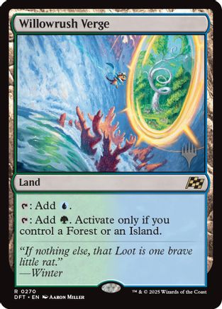 Image of Willowrush Verge (PPDFT-270) - Promo Pack: Aetherdrift Foil