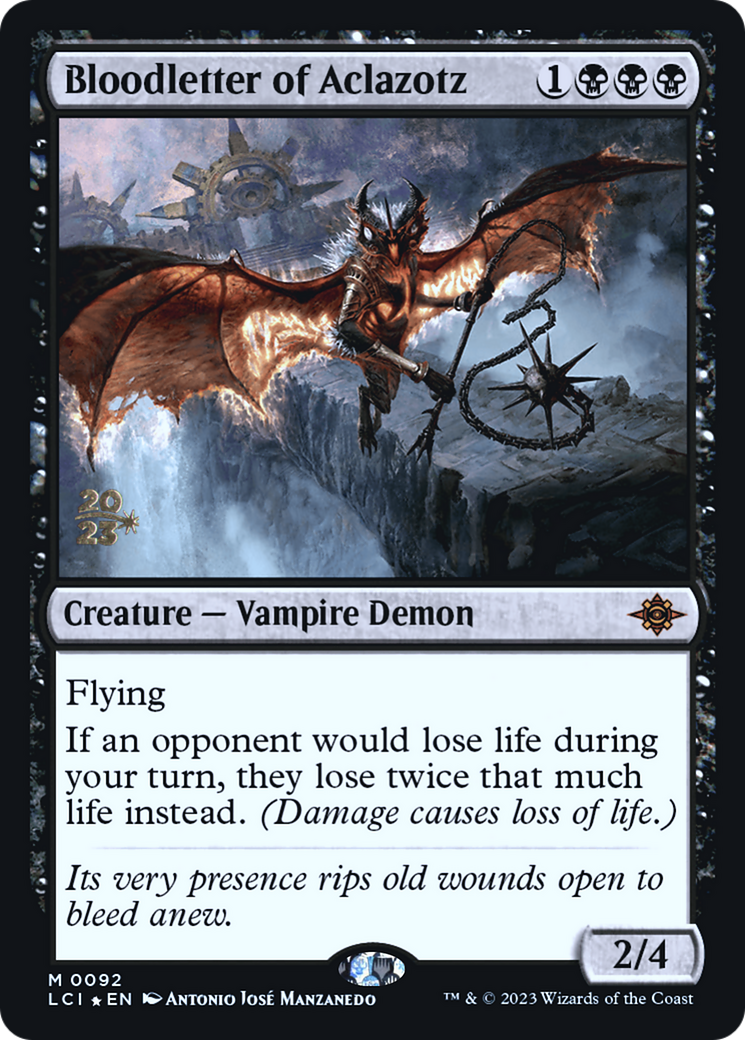 Image of Bloodletter of Aclazotz (PRE-092) - The Lost Caverns of Ixalan Promos Foil