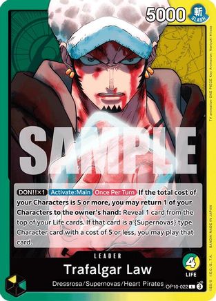 Image of Trafalgar Law (022) (OP10-022) - Royal Blood