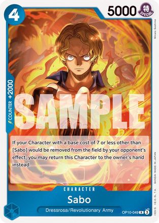 Image of Sabo (OP10-049) - Royal Blood Foil