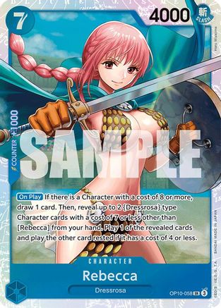 Image of Rebecca (OP10-058) - Royal Blood Foil