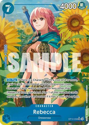 Image of Rebecca (Parallel) (OP10-058) - Royal Blood Foil