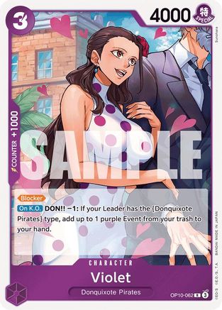 Image of Violet (OP10-062) - Royal Blood Foil