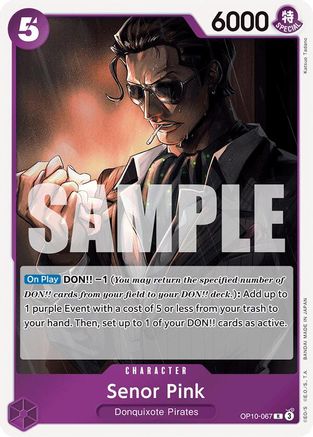 Image of Senor Pink (OP10-067) - Royal Blood Foil