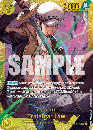 Image of Trafalgar Law (119) (OP10-119) - Royal Blood Foil