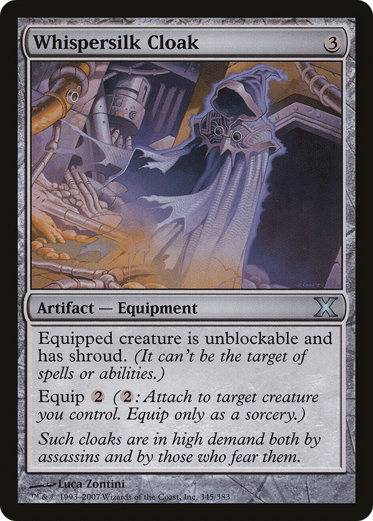 Image of Whispersilk Cloak (10E-345) - Tenth Edition