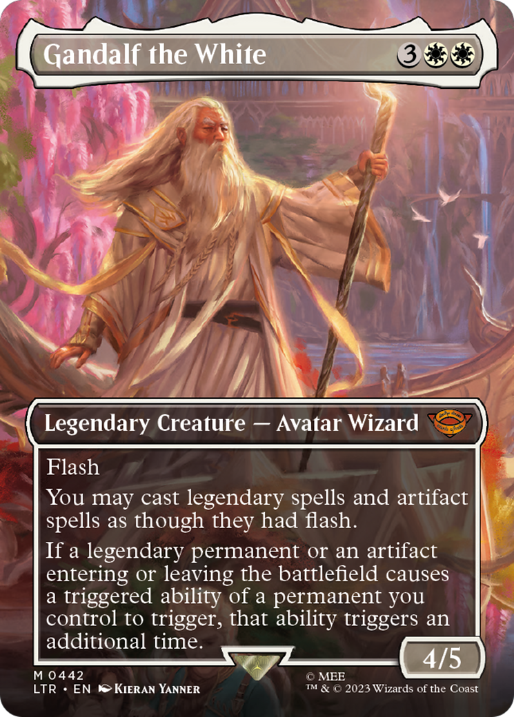 Image of Gandalf the White (Borderless) (LTR-442) - The Lord of the Rings: Tales of Middle-earth (Borderless)