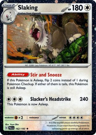 Image of Slaking (Cosmos Holo) 162/193  - Holofoil Miscellaneous Cards & Products - Rare
