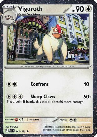Image of Vigoroth (Cosmos Holo) 161/193  - Holofoil Miscellaneous Cards & Products - Uncommon