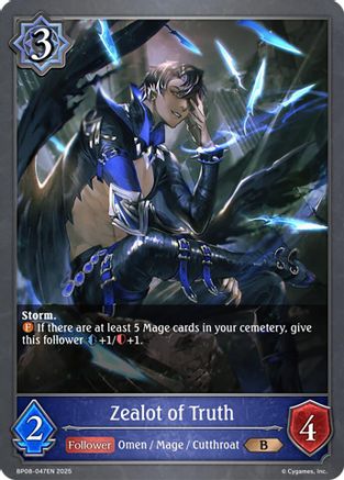 Image of Zealot of Truth (BP08-047EN) - BP08 Alterchaotica
