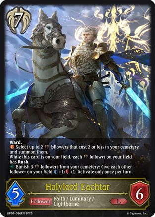 Image of Holylord Eachtar (BP08-086EN) - BP08 Alterchaotica