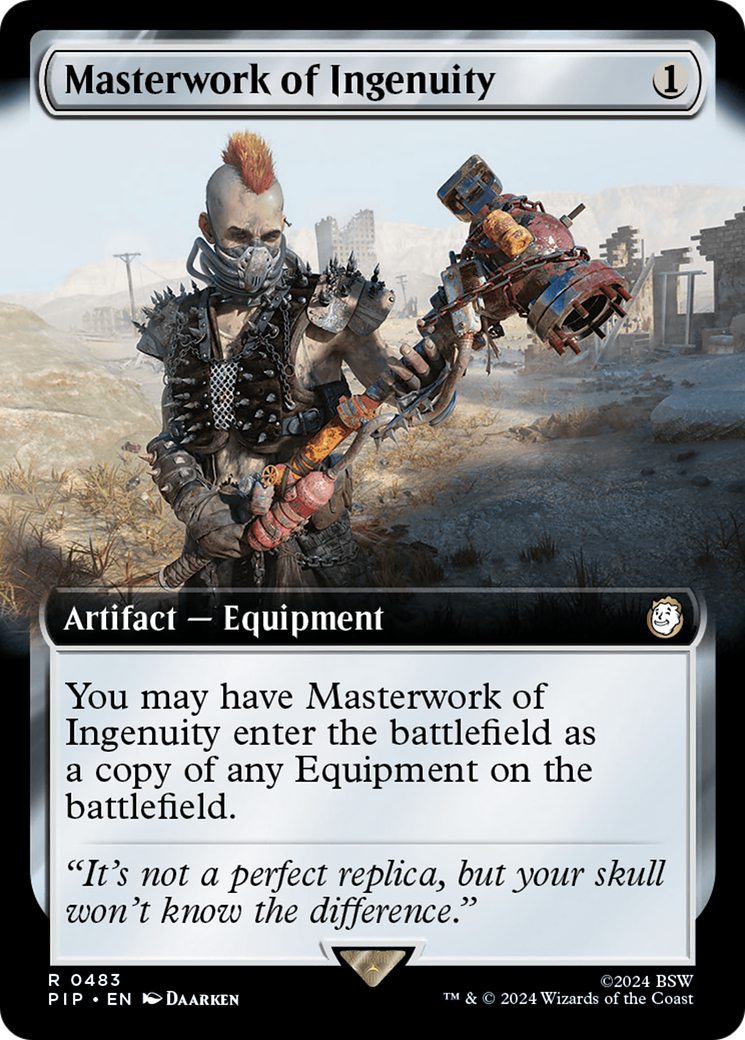 Image of Masterwork of Ingenuity (Extended Art) (PIP-483) - Fallout: (Extended Art) Foil