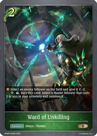 Image of Ward of Unkilling - P04EN (Foil) (BP08-P04EN) - BP08 Alterchaotica