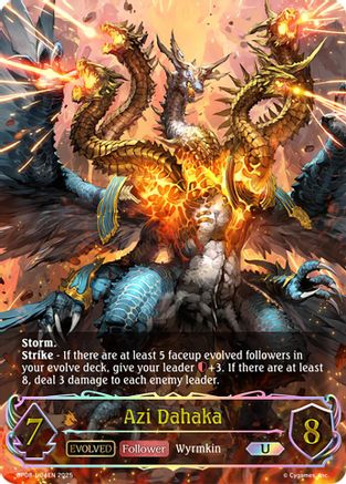 Image of Azi Dahaka (Evolved) (U) (BP08-U04EN) - BP08 Alterchaotica