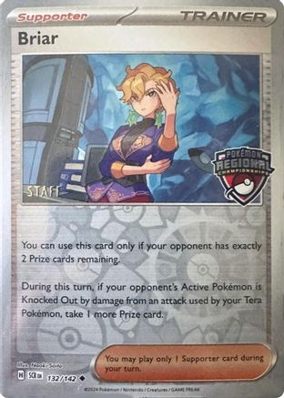 Image of Briar (Regional Championship) [Staff] 132/142  - Reverse Holofoil League & Championship Cards - Uncommon