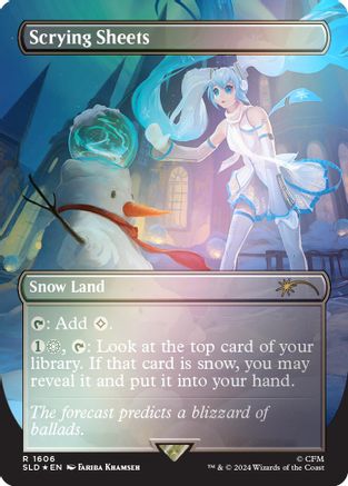 Image of Scrying Sheets (Rainbow Foil) (SLD-1606) - Secret Lair Drop Series Foil