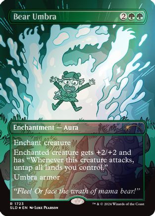 Image of Bear Umbra (Rainbow Foil) (SLD-1723) - Secret Lair Drop Series Foil